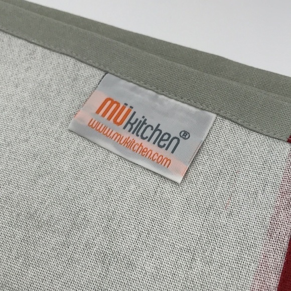 WINE NOT? KITCHEN DISH TOWEL GRAY & RED - Picture 5 of 5